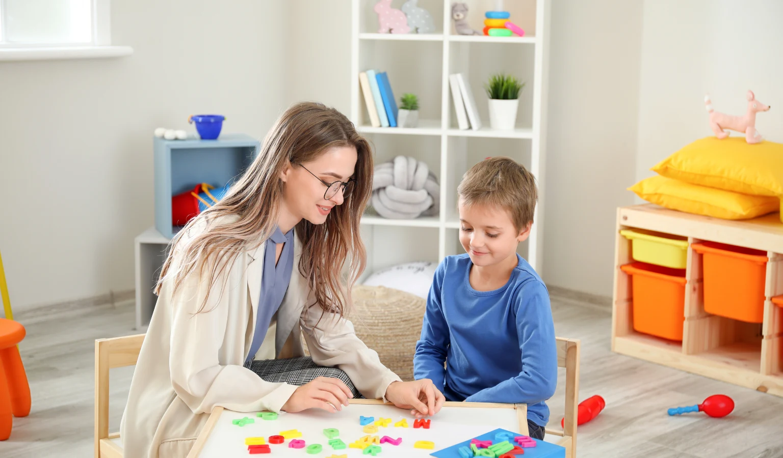 Therapist with Parent & Child